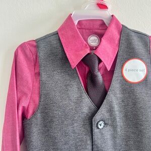 4-Piece Suit Set with Vest and Tie for Boys from Wonder Nation